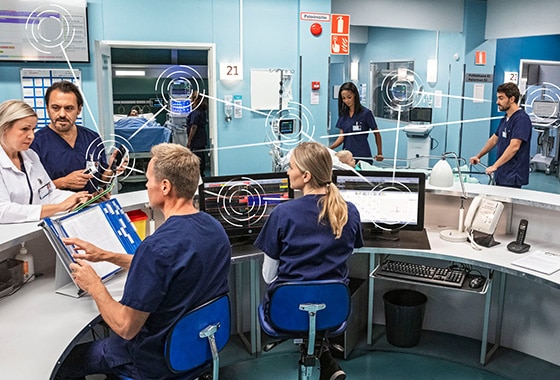 GE Healthcare CARESCAPE monitoring platform is built on open architecture and industry standards to integrate within hospital infrastructure.