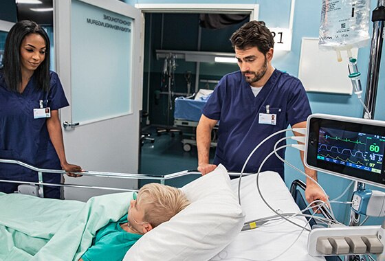 GE Healthcare CARESCAPE monitoring platform is built on open architecture and industry standards to integrate within hospital infrastructure. 